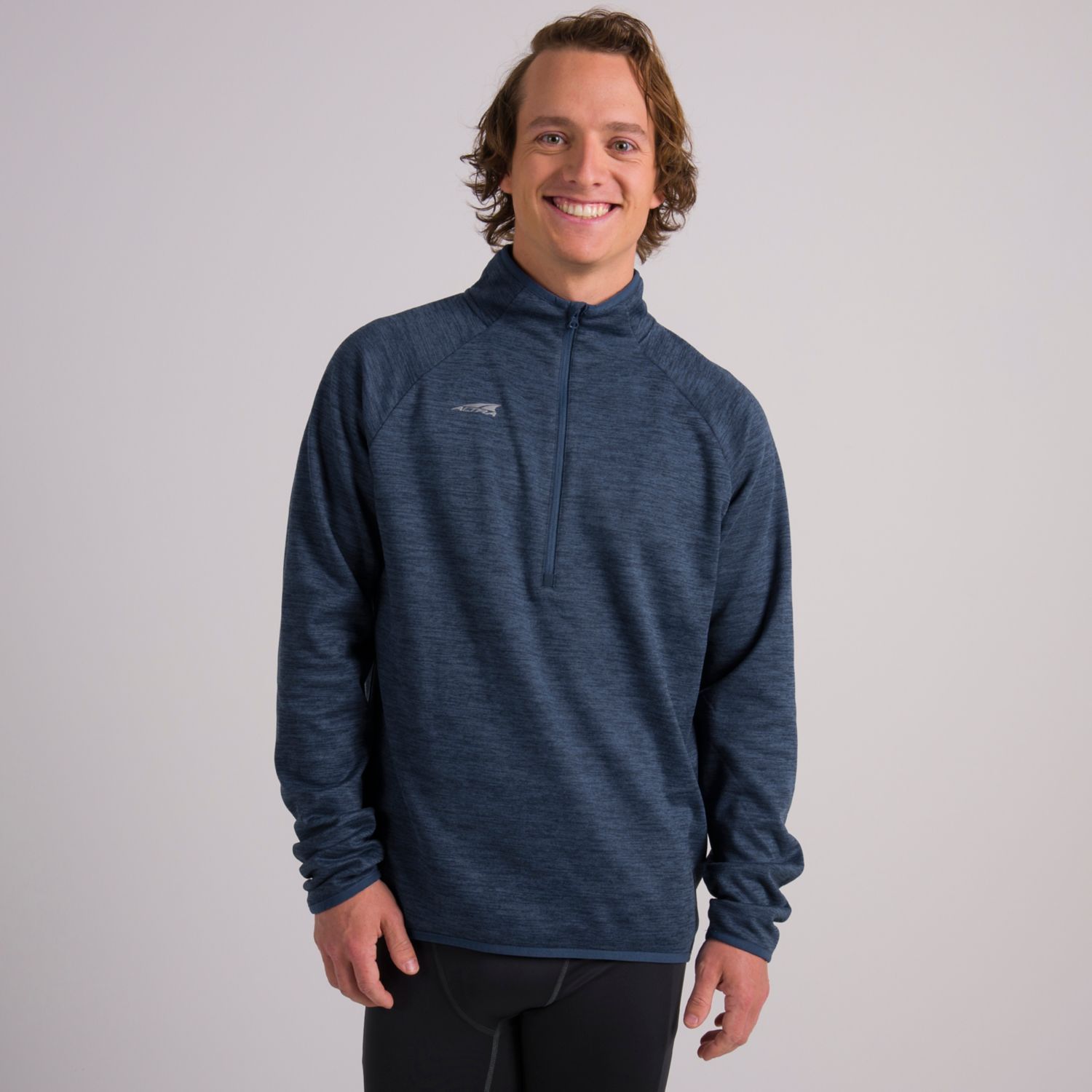 Pullover Altra Core 1/2 Zip Hombre Azules | España-80631749